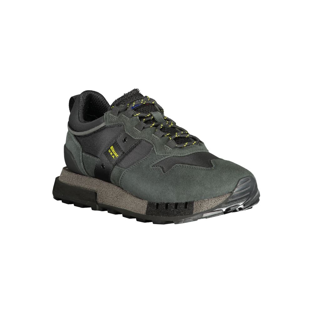 Blauer Black Polyethylene Men Sneaker Blauer
