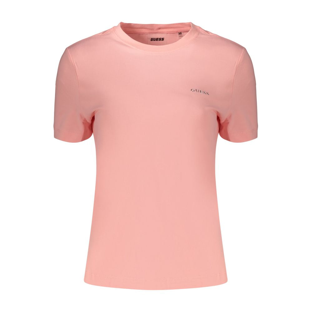 Guess Jeans Pink Cotton Women's T-Shirt Guess Jeans