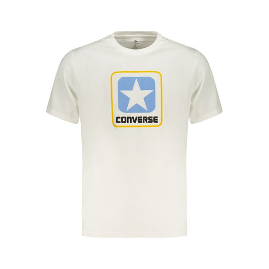 Converse White Cotton Men's T-Shirt Converse