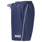 Hugo Boss Blue Polyester Men's Swimwear Hugo Boss