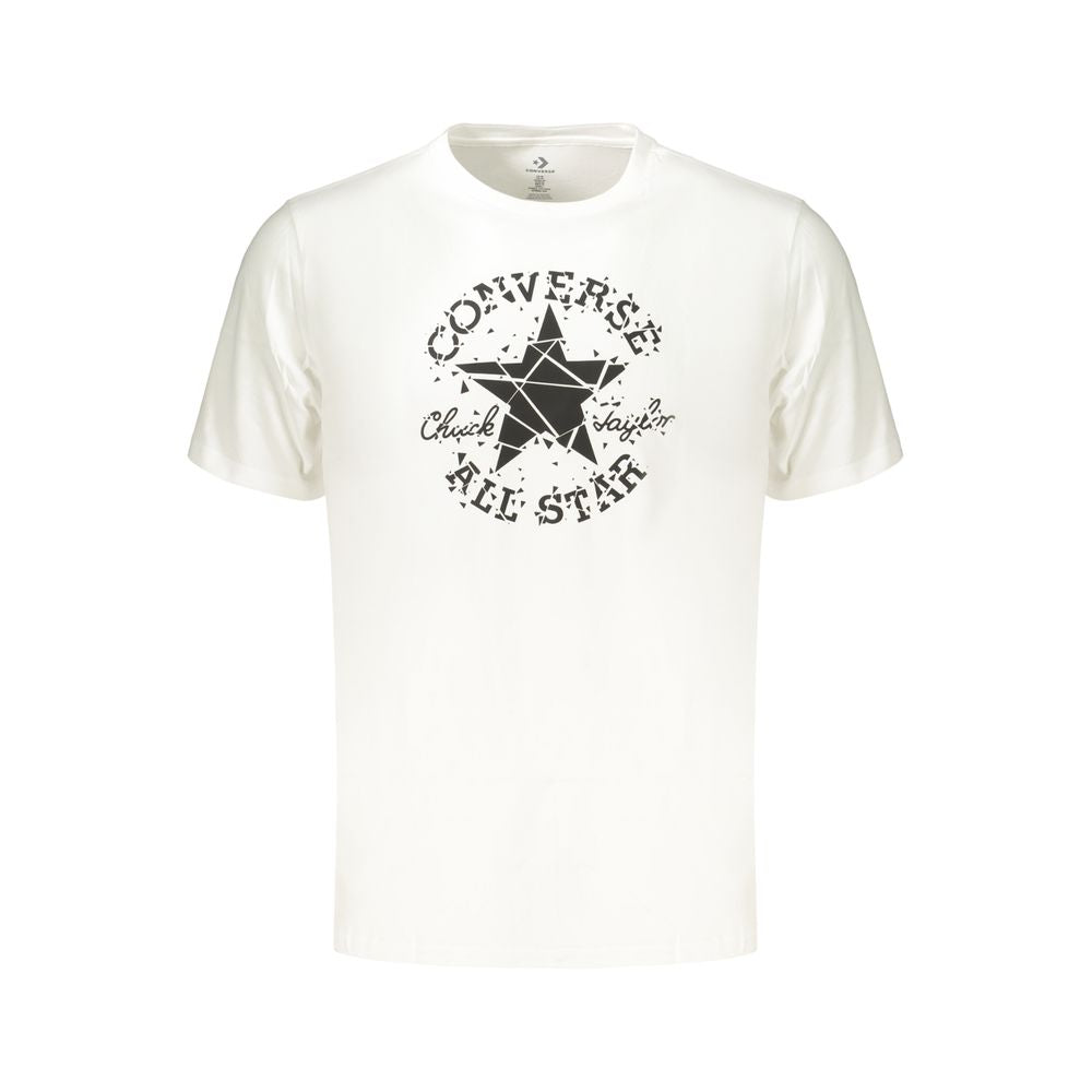 Converse White Cotton Men's T-Shirt Converse