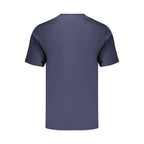 Converse blue cotton men's T-shirt with round neckline and short sleeves, casual and comfortable everyday wear.