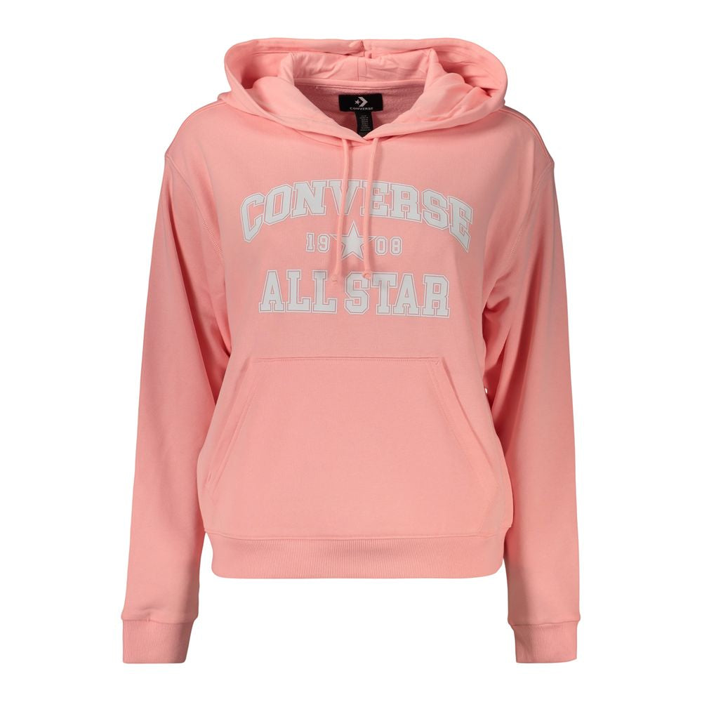 Converse Pink Cotton Women's Sweatshirt Converse