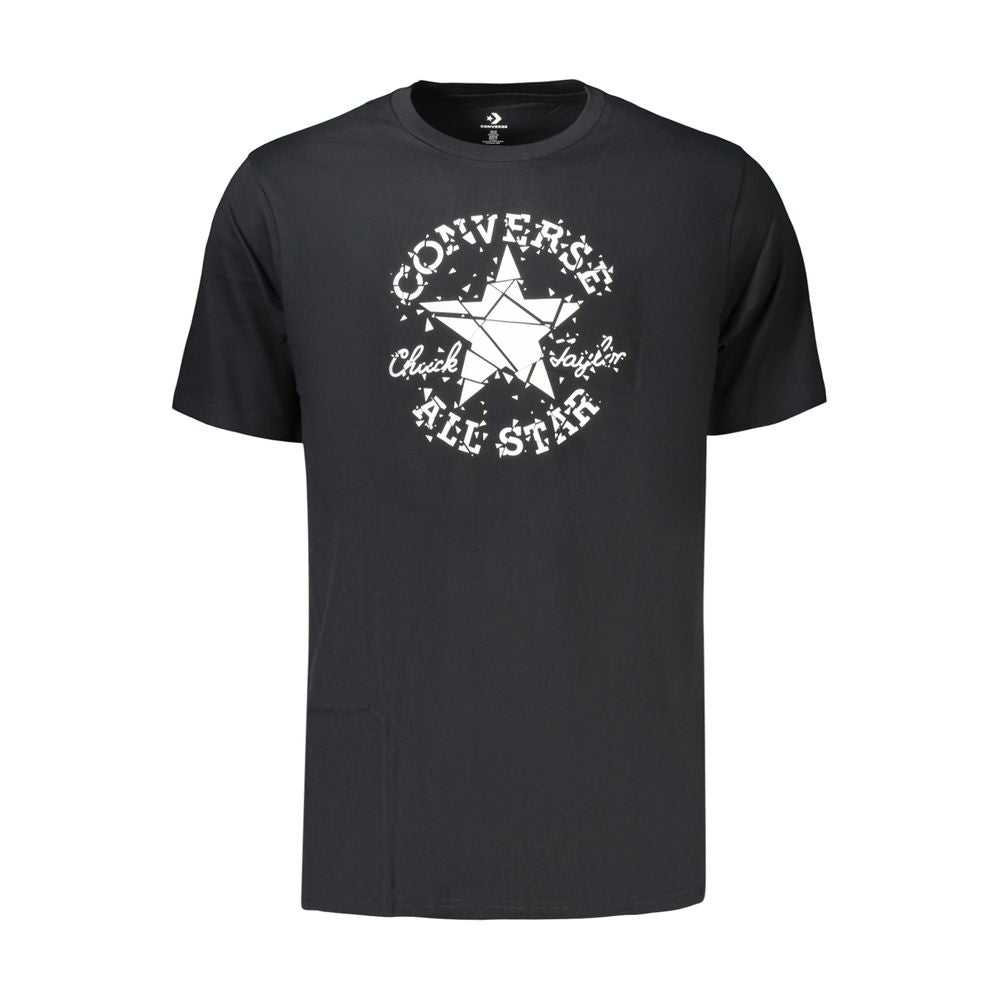Converse Black Cotton Men's T-Shirt Converse