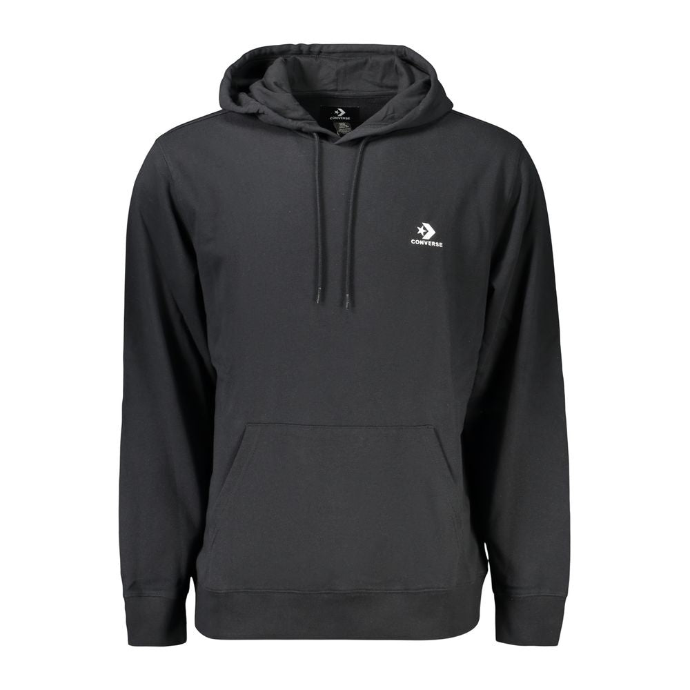 Converse Black Cotton Men's Hoodie Converse