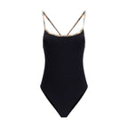 Burberry Black Elastane One-Piece Swimsuit
