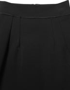 Dolce & Gabbana Black Nylon High Waist Fit Sheath Mini Skirt Dolce & Gabbana
