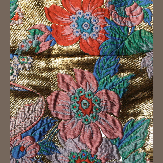Dolce & Gabbana Multicolor Floral Jacquard MidWaist Mini Skirt Dolce & Gabbana