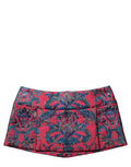 Dolce & Gabbana Multicolor Floral Jacquard MidWaist Mini Skirt Dolce & Gabbana
