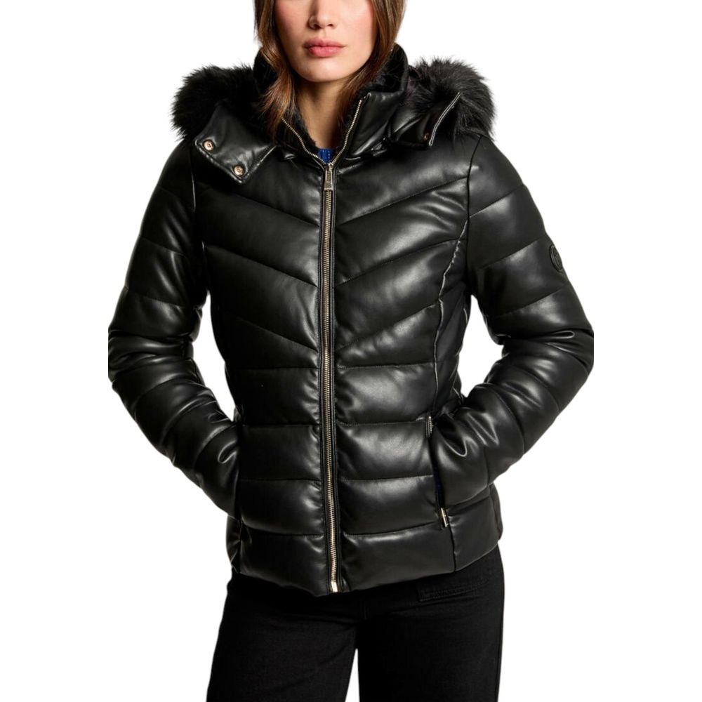 Morgan De Toi Black Polyethylene Full-Length Jacket Morgan De Toi