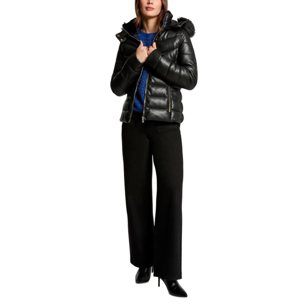 Morgan De Toi Black Polyethylene Full-Length Jacket Morgan De Toi