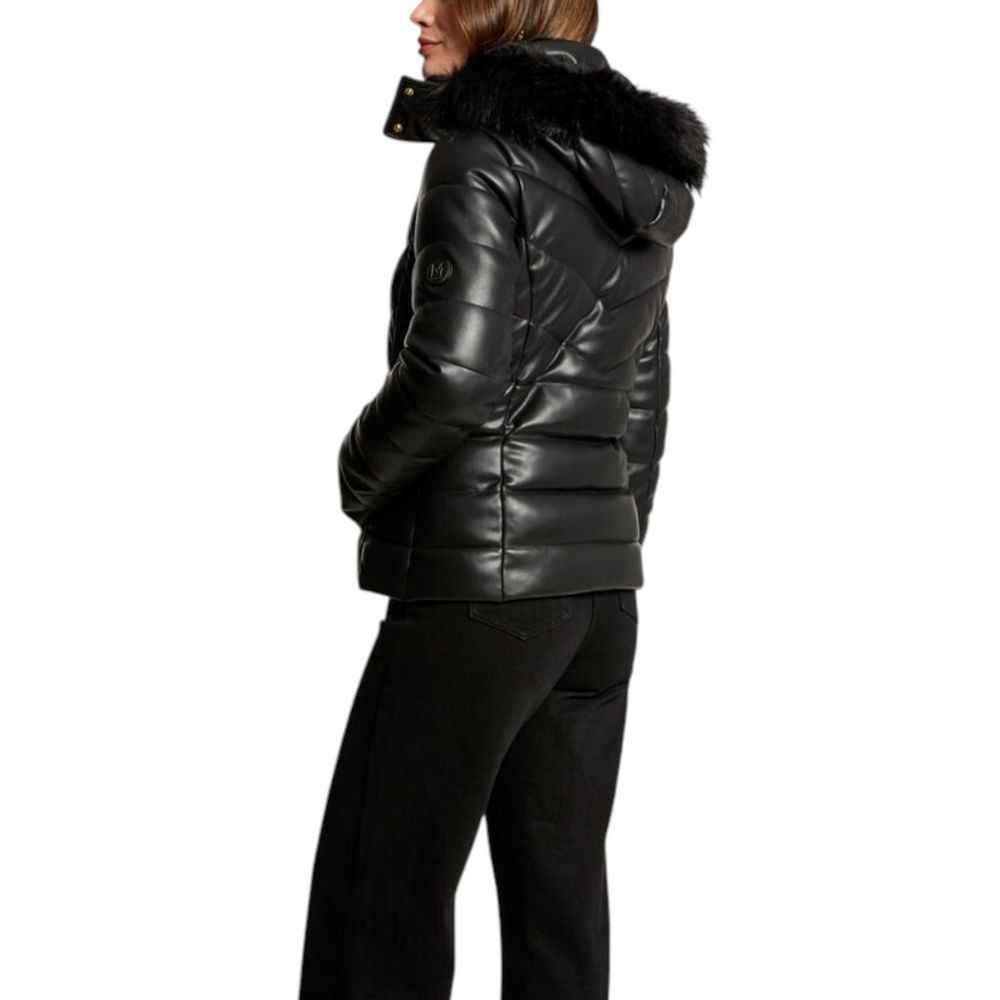 Morgan De Toi Black Polyethylene Full-Length Jacket Morgan De Toi