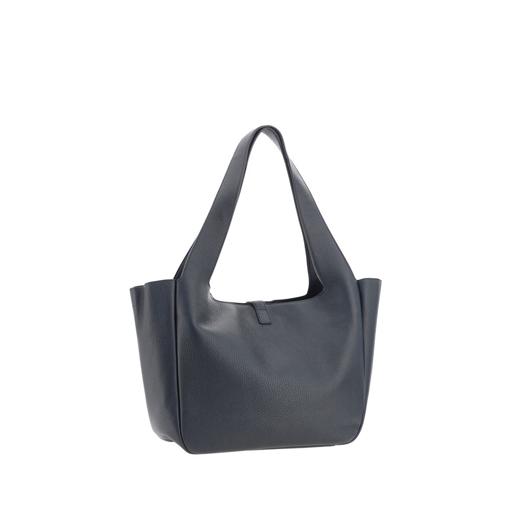 Saint Laurent Black Calf Leather Bos Taurus Shoulder Bag Saint Laurent