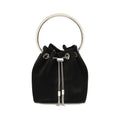 Jimmy Choo Black Cotton Shoulder Bag Jimmy Choo