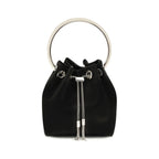 Jimmy Choo Black Cotton Shoulder Bag Jimmy Choo
