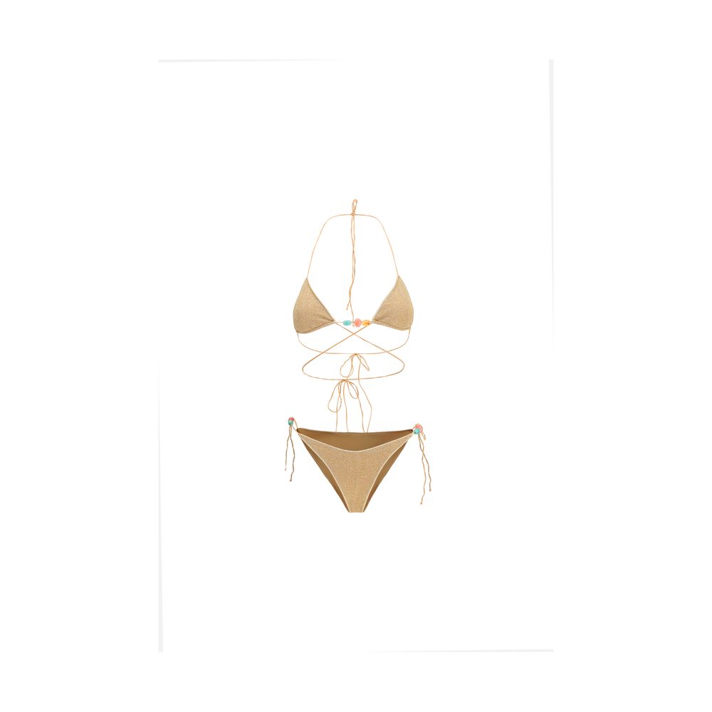 Oséree Gold Polyamide Bikini Oséree