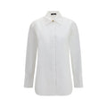 Balmain White Cotton Dress Shirt Balmain