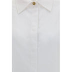 Balmain White Cotton Dress Shirt Balmain