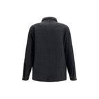 Balmain Black Cotton Full-Length Jacket Balmain