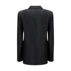 Khaite Black Wool Oves Aries Blazer