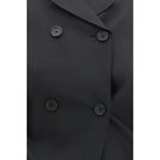 Khaite Black Wool Oves Aries Blazer