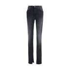 Gucci Black Cotton Skinny Jeans