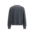 Ganni Gray Cotton Sweatshirt Ganni