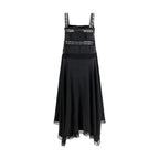 Ganni Black Silk Cocktail Dress Ganni