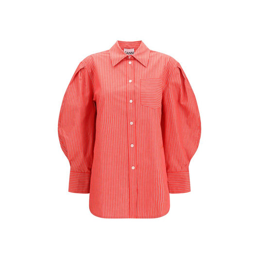 Ganni Multicolor Cotton Blouse Ganni