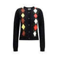Ganni Black Cotton Cardigan Ganni
