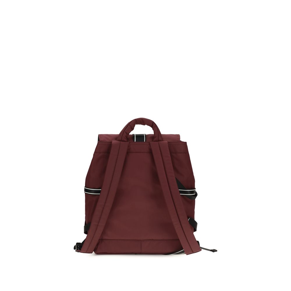 Ganni Bordeaux Recycled Polyamide Backpack Ganni