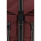Ganni Bordeaux Recycled Polyamide Backpack Ganni