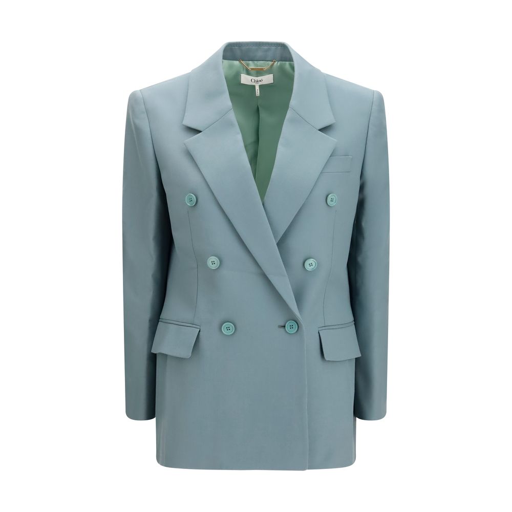 Chloé Bicolor Wool Oves Aries Blazer Chloé