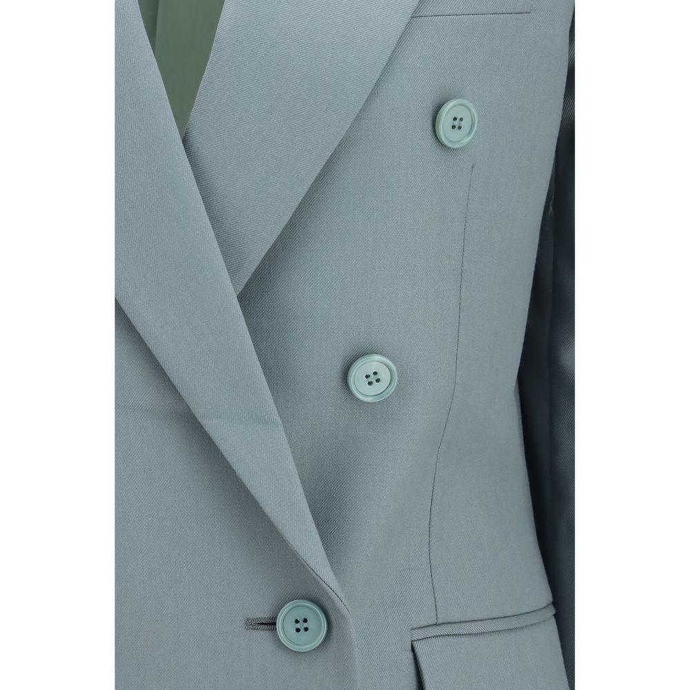 Chloé Bicolor Wool Oves Aries Blazer Chloé