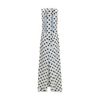 SA SU PHI White Silk Long Dress