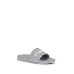 Burberry Gray Rubber Slides