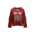 Ganni Bordeaux Polyester Sweatshirt