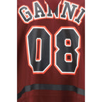 Ganni Bordeaux Polyester Sweatshirt