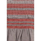 Ganni Brown Cotton Sleeveles T-Shirt