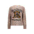 Ganni Beige Wool Oves Aries Sweatshirt