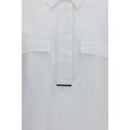 Brunello Cucinelli White Cotton Dress Shirt