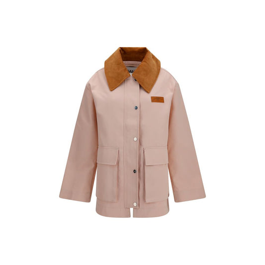 Ganni Multicolor Polyester Full-Length Jacket