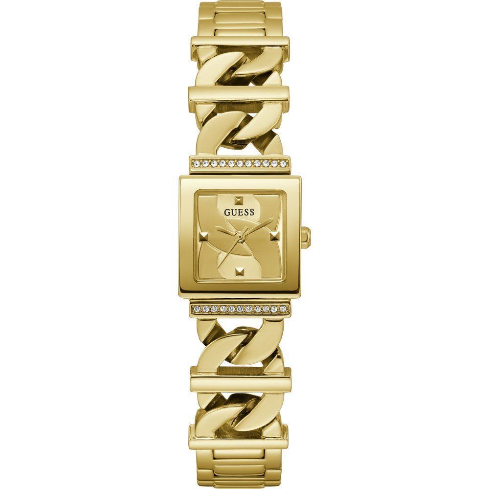 Guess Gold Stainless Steel Dress Watch Guess