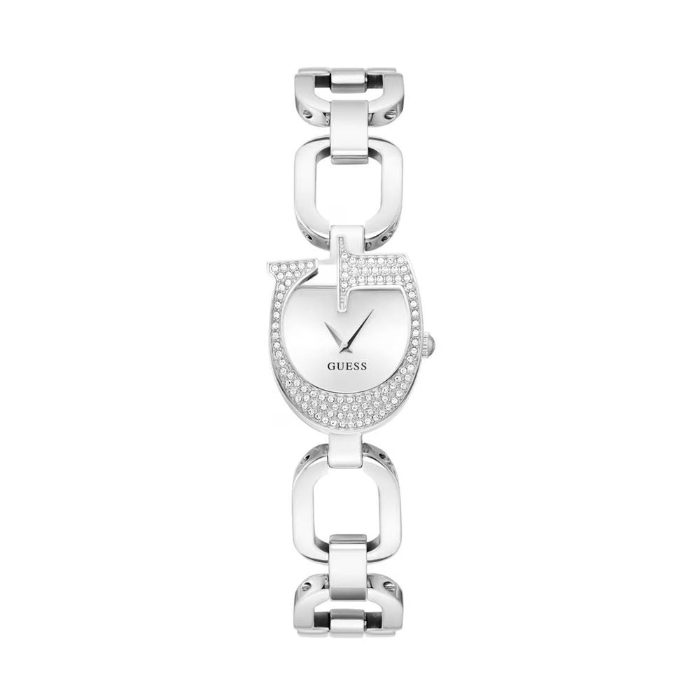Guess Gray Stainless Steel Dress Watch Guess
