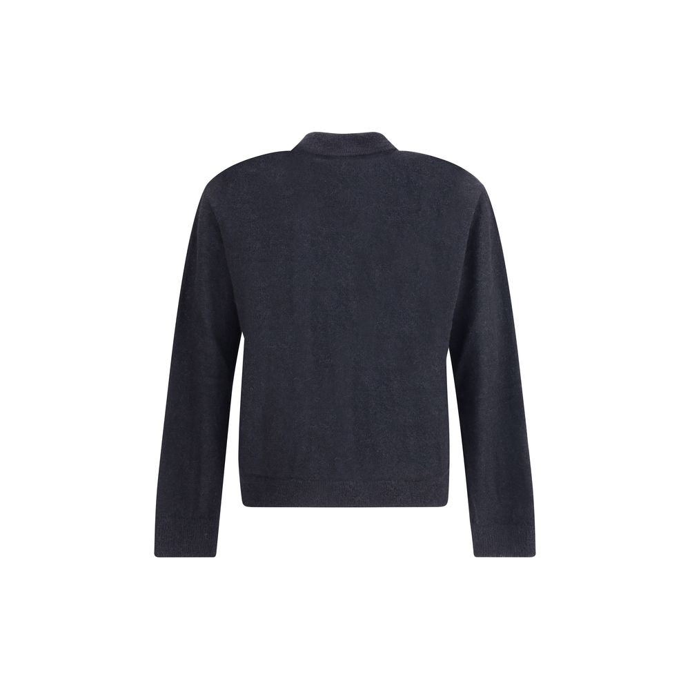 Our Legacy Black Alpaca Vicugna Pacos Cardigan Our Legacy