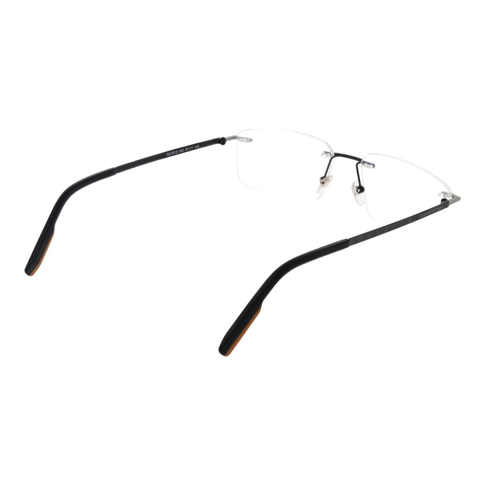 Ermenegildo Zegna Gray Metal Glasses Frames