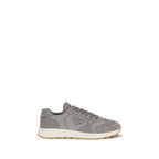 Prada Gray Recycled Polyamide Athletic Sneakers Prada