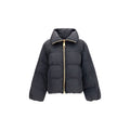 Balmain Black Viscose Full-Length Jacket Balmain