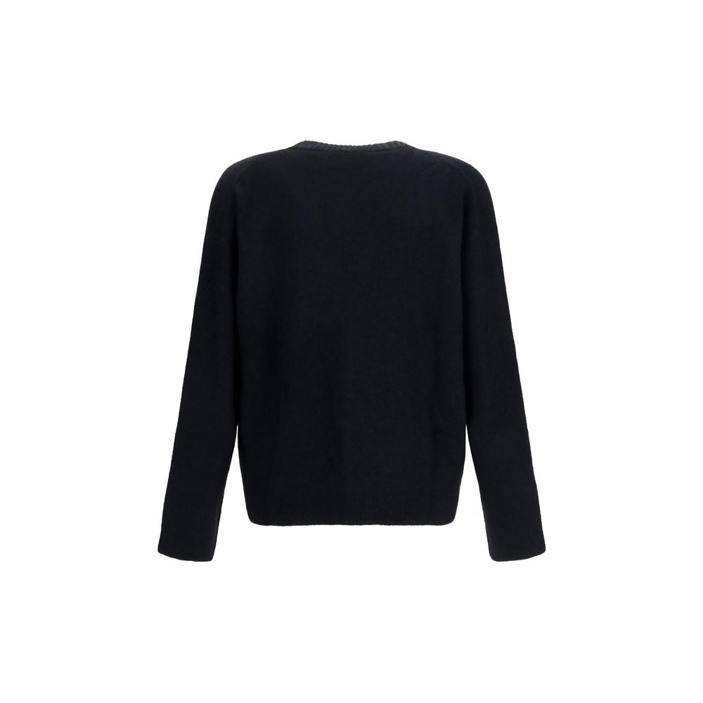 Represent Black Alpaca Vicugna Pacos Cardigan Represent