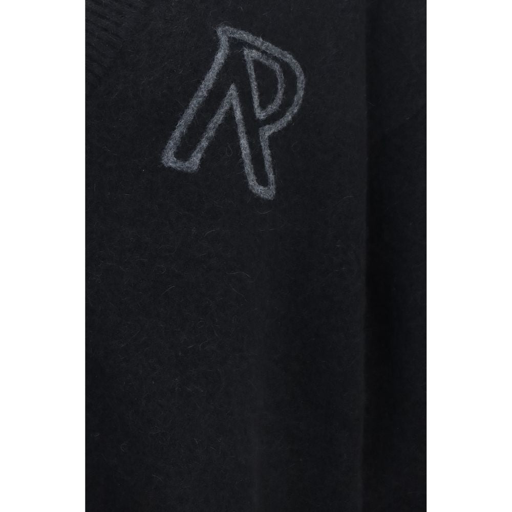 Represent Black Alpaca Vicugna Pacos Cardigan Represent
